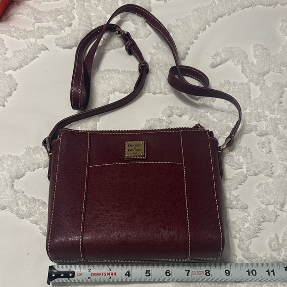 Dooney & Bourke Burgundy Crossbody Bag - Picture 1 of 6